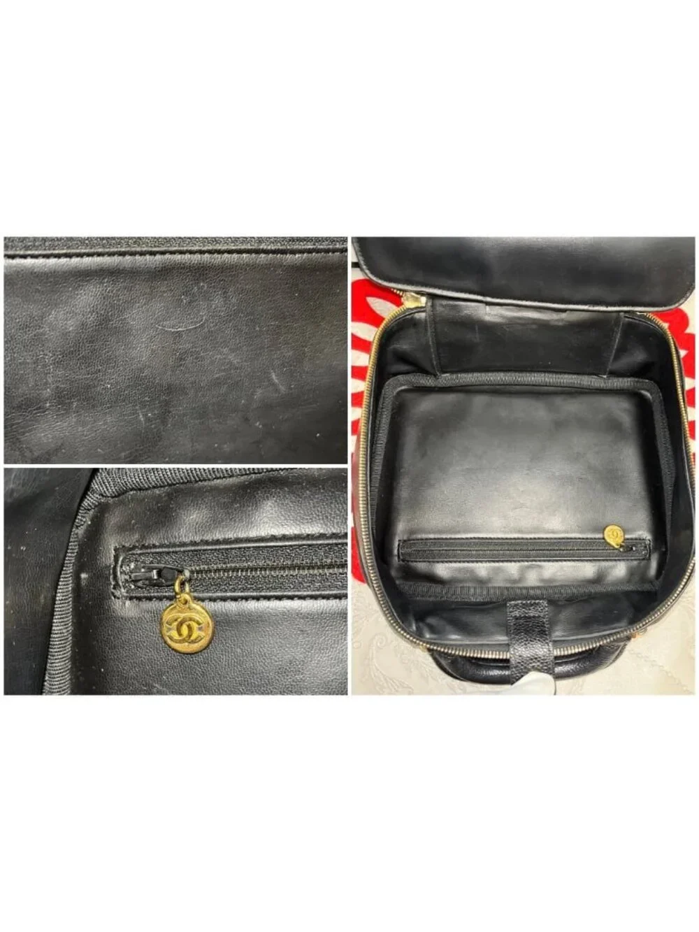 Chanel Shoulder Bag Vanity Caviar